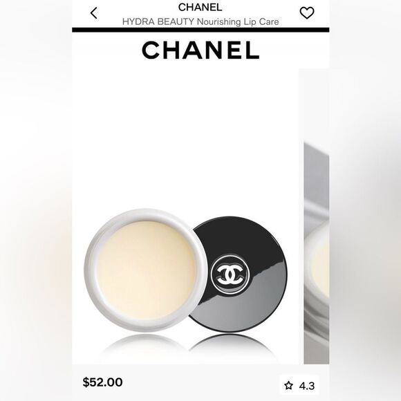 CHANEL BEAUTY BUNDLE~LARGE VELOUR POUCH, TINTED LIP BALM & HYDRA BEAUTY BALM - Picture 4 of 16